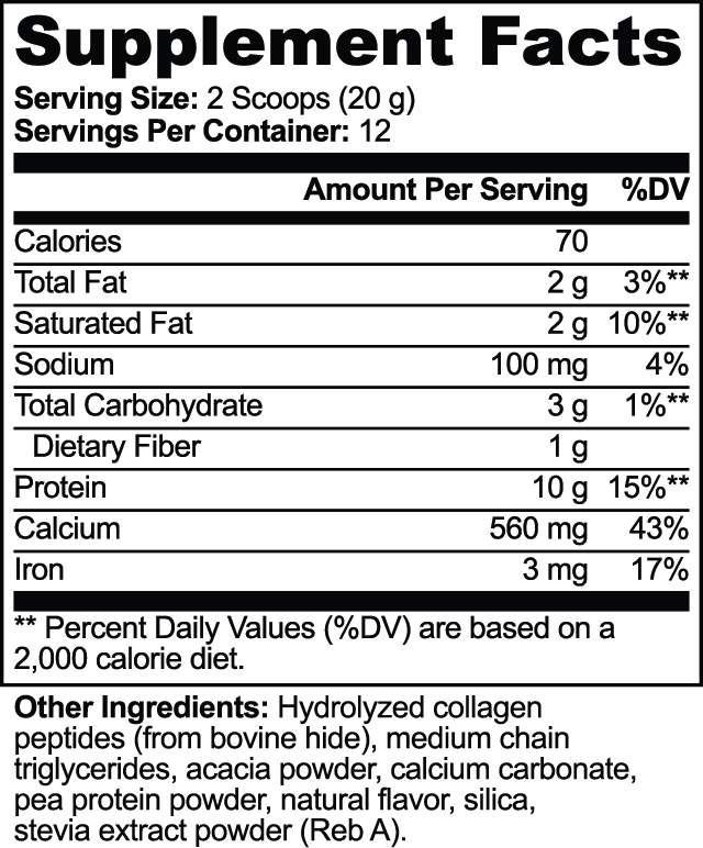 Krystle Skin Collagen Creamer (Vanilla)