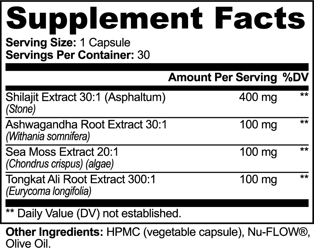 Krystle Skin Shilajit Adaptogen Complex