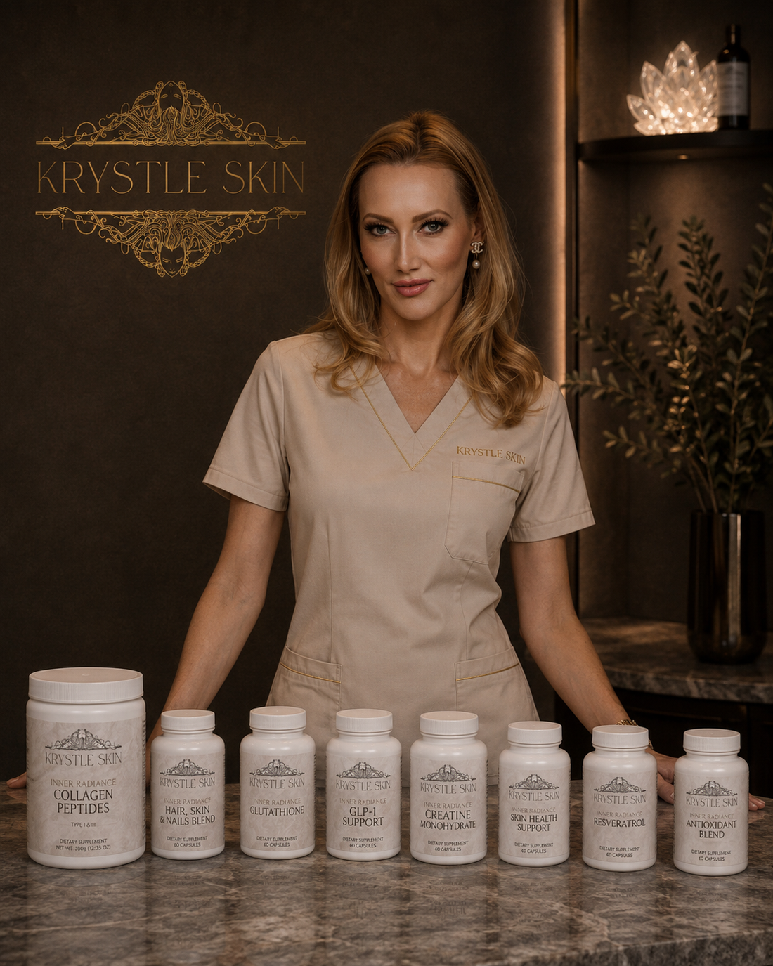 Krystle Skin Inner Radiance Beauty & Longevity Wellness Supplements