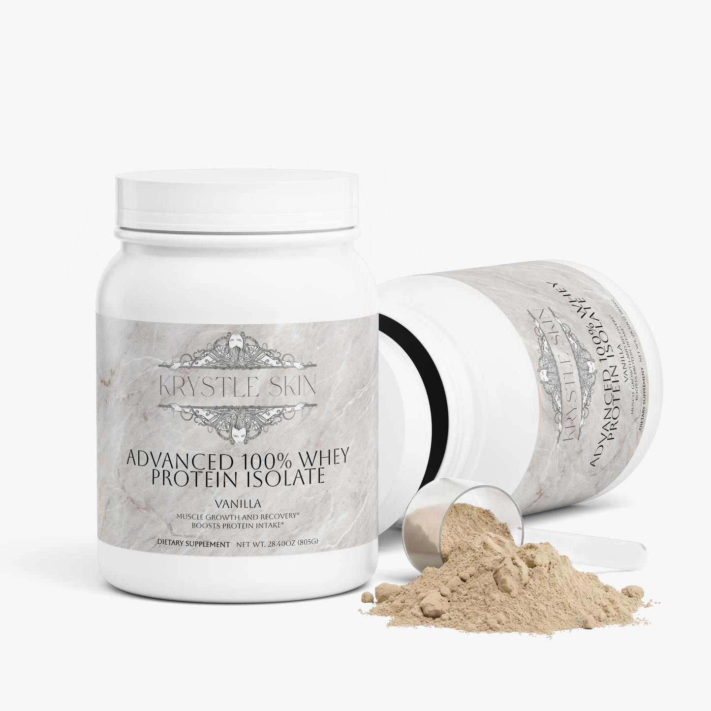Krystle Skin Advanced 100% Whey Protein Isolate (Vanilla)