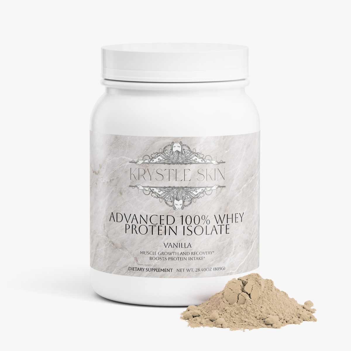 Krystle Skin Advanced 100% Whey Protein Isolate (Vanilla)